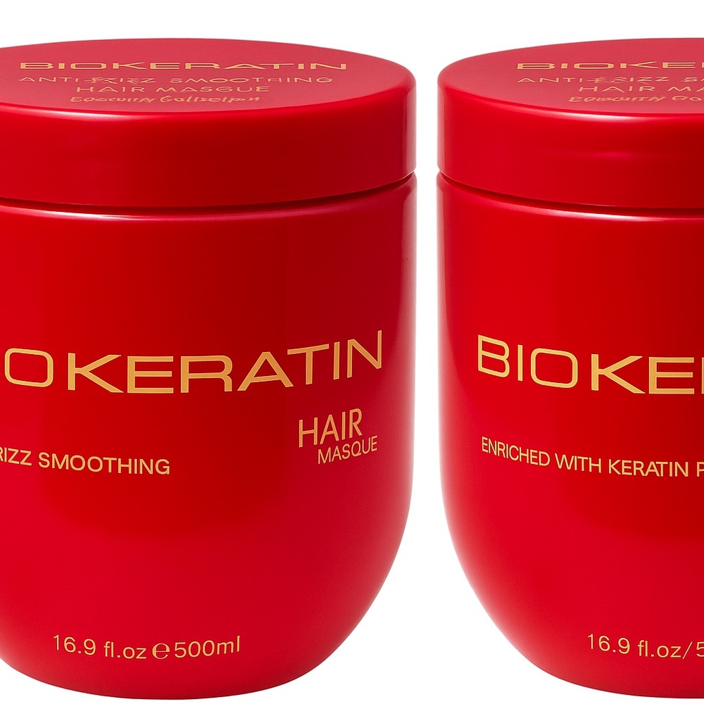 Bio Keratin Luxury Collection Anti-Frizz Smoothing Hair Masque 16.9 fl oz Set